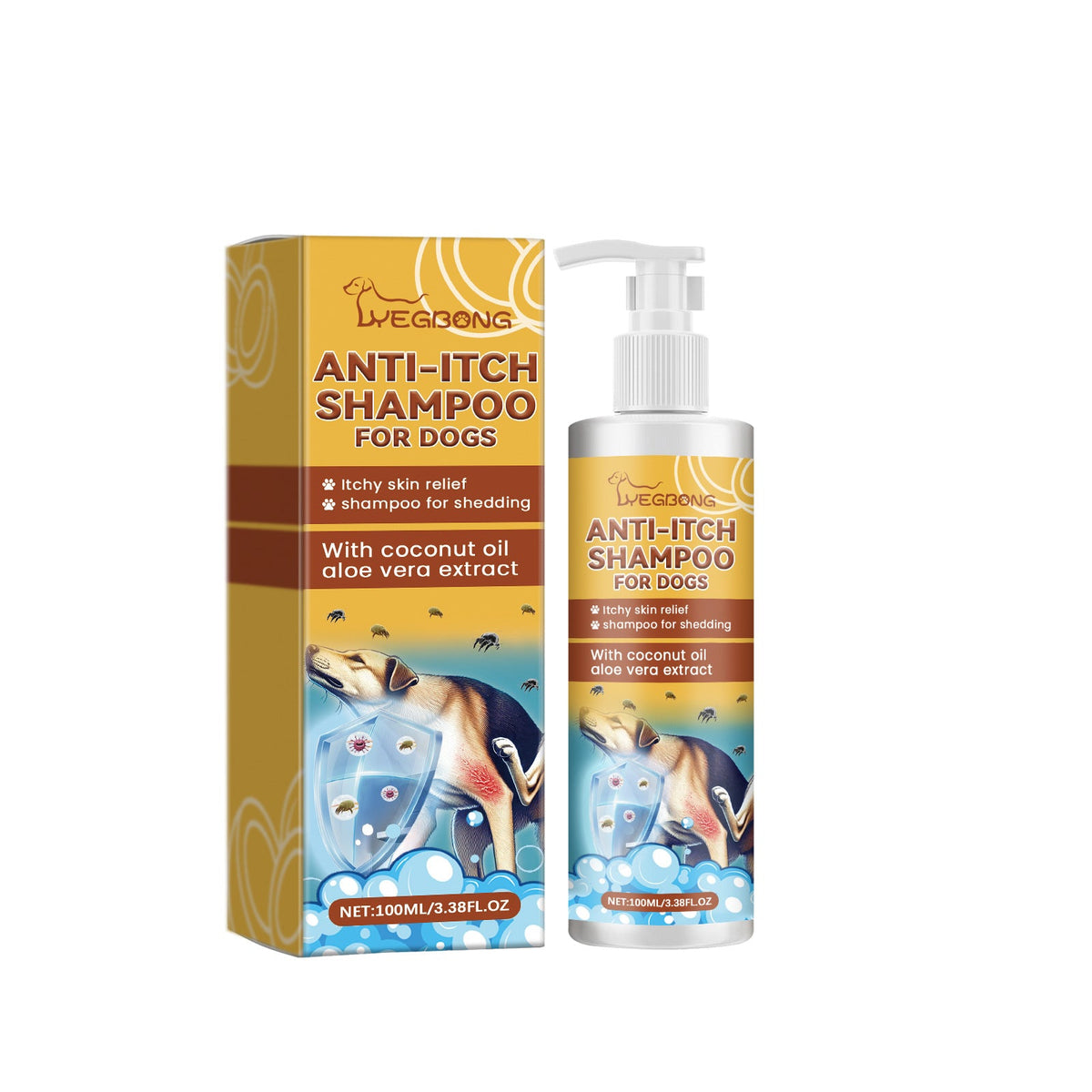 Gentle Dog Shampoo for Itchy Skin and Softer Fur Care