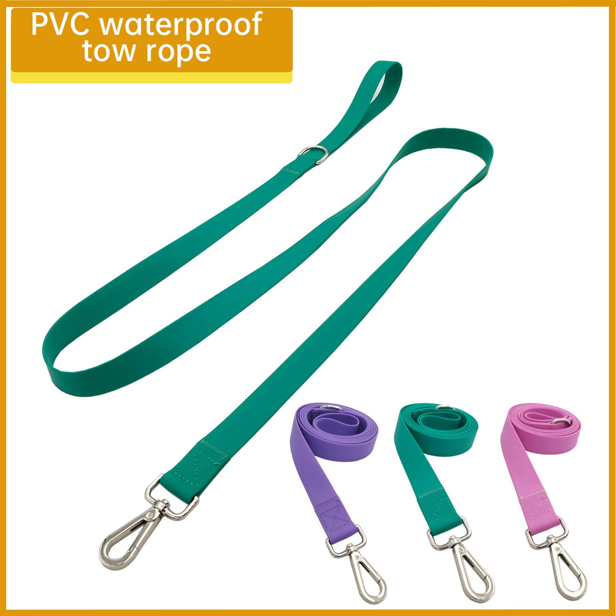 Waterproof PVC Dog Leash for Reliable Everyday Walks