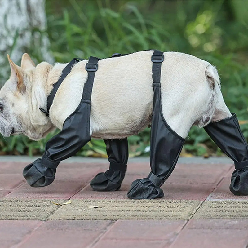 Dog Snow Booties: Waterproof Non-Slip Paw Protection