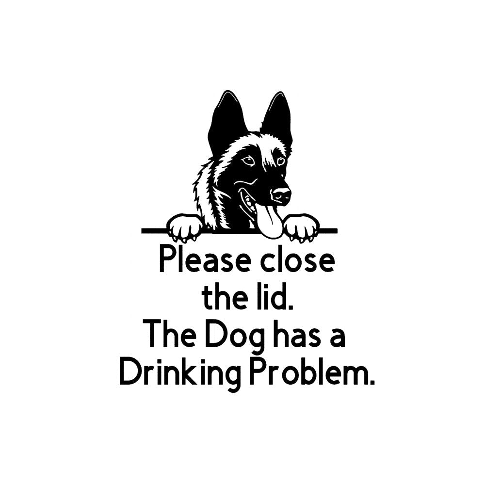 Funny Dog Toilet Stickers for Playful Bathroom Reminders