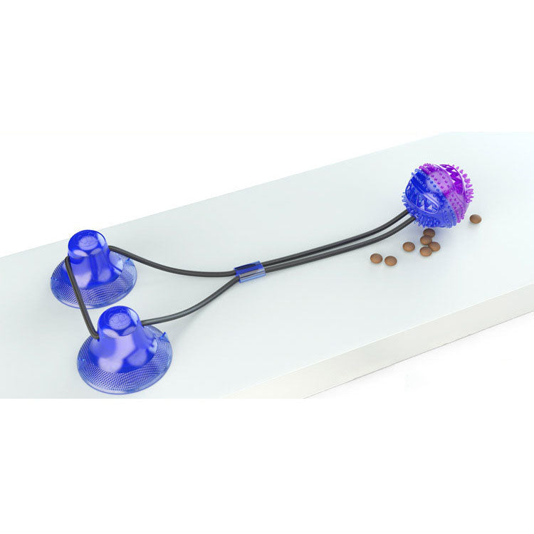 Dog Suction Cup Toy for Interactive Tug, Chew & Treat Play