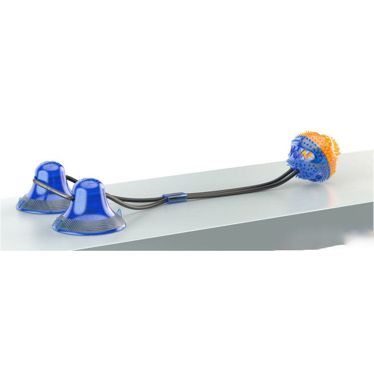Dog Suction Cup Toy for Interactive Tug, Chew & Treat Play