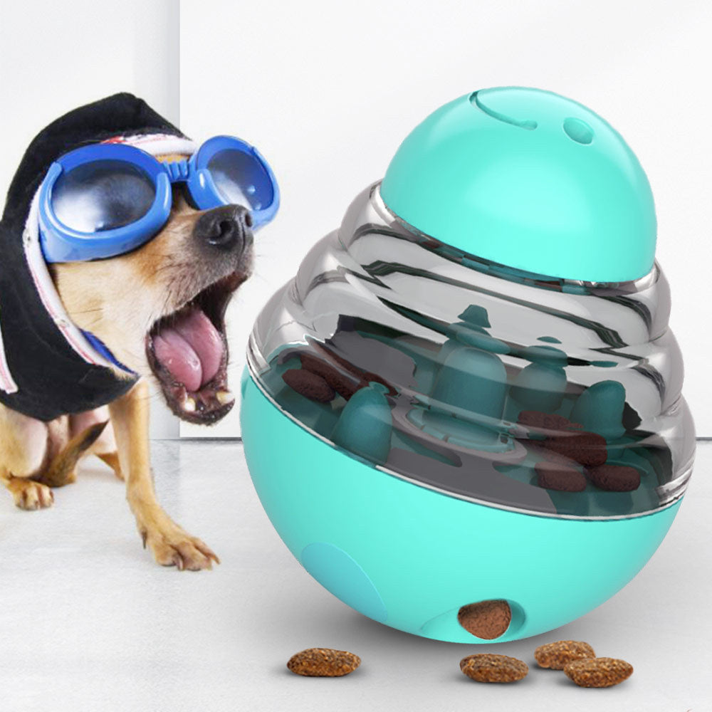 Interactive Dog Food Ball for Slower, Engaging Meals
