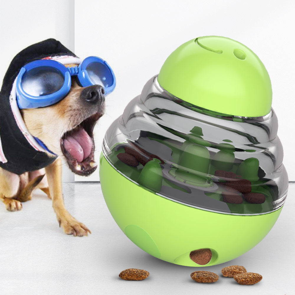 Interactive Dog Food Ball for Slower, Engaging Meals