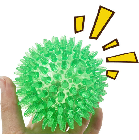 Spiked Ball Dog Toy for Medium Dogs Interactive Chew