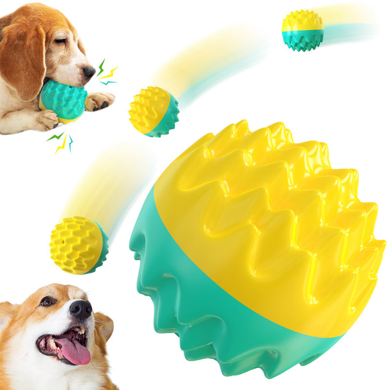 Textured Floating Dog Chew Ball for Dental Stimulation