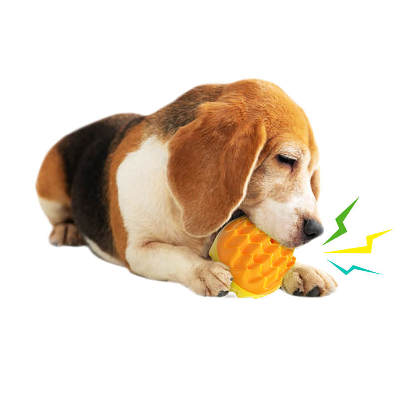Textured Floating Dog Chew Ball for Dental Stimulation