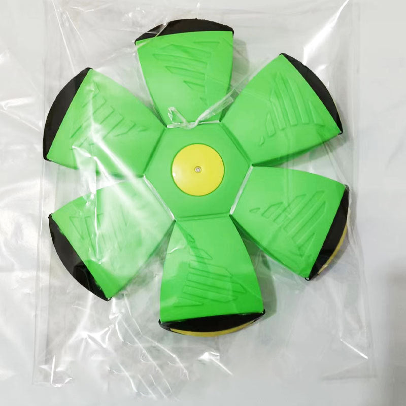 Light-Up Interactive Dog Toy: Ball & Flying Saucer