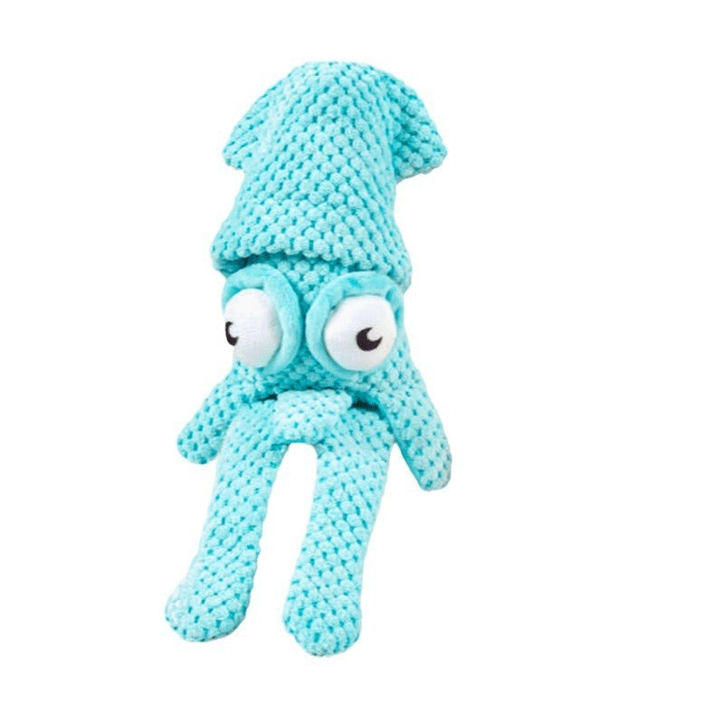 Squeaky Plush Dog Toy for Boredom Relief & Chew Play
