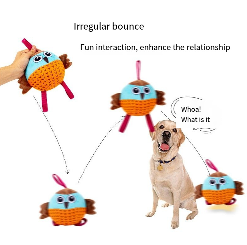 Interactive Dog Ball Toy for Boredom-Busting Fun