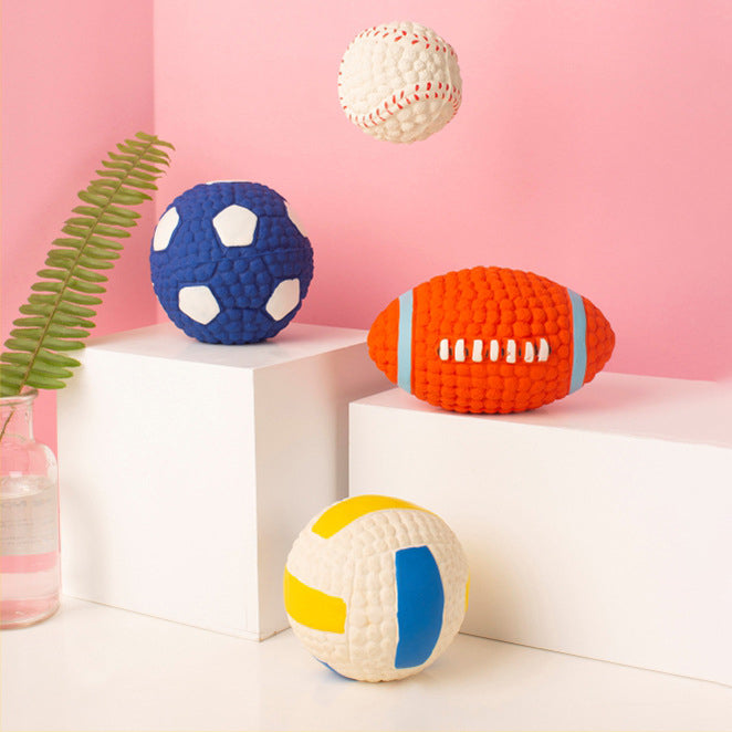 Latex Dog Toys for Interactive Fetch and Chew Play
