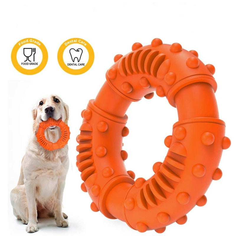 Dog Chew Ring for Dental Enrichment & Boredom Relief