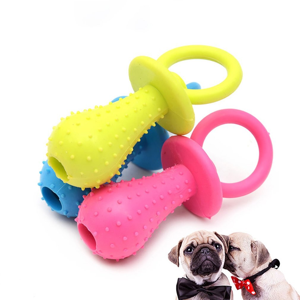 Rubber Dog Chew Toy for Teething & Interactive Play