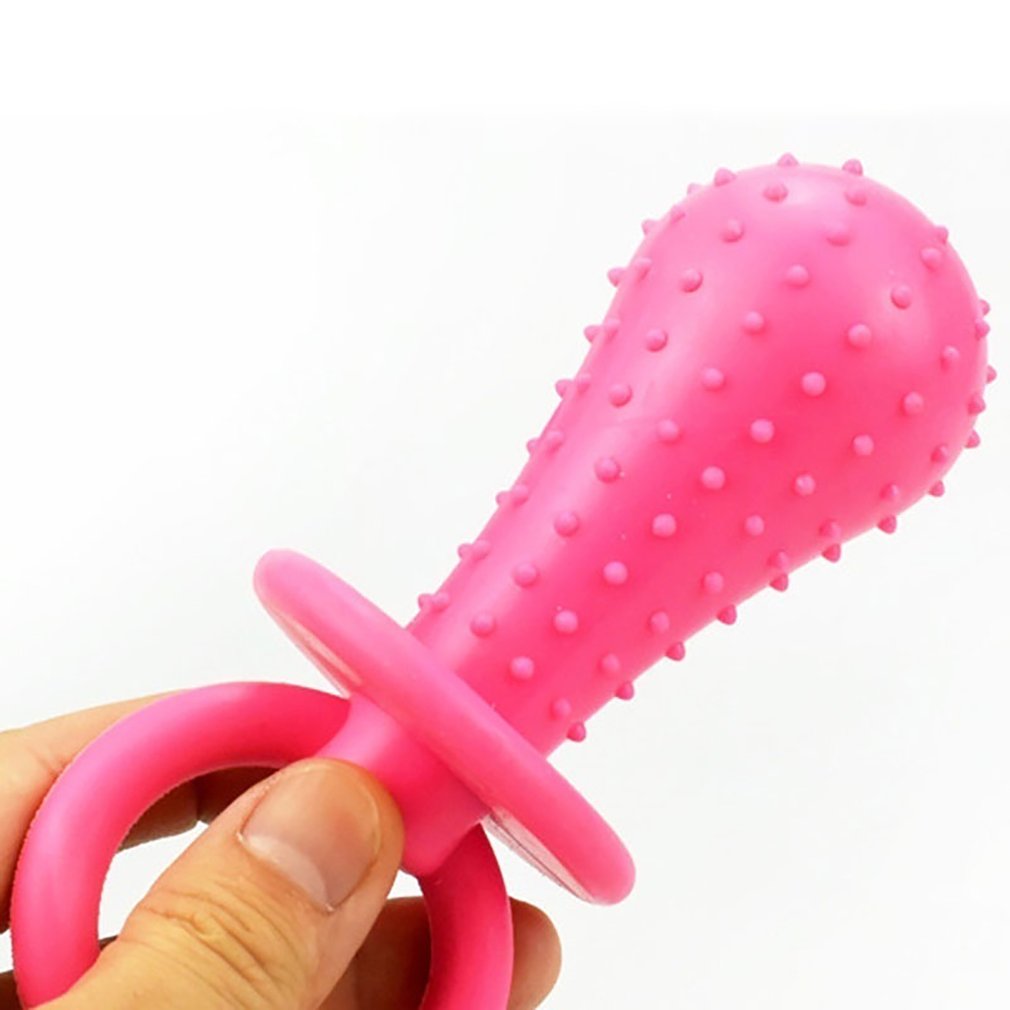 Rubber Dog Chew Toy for Teething & Interactive Play