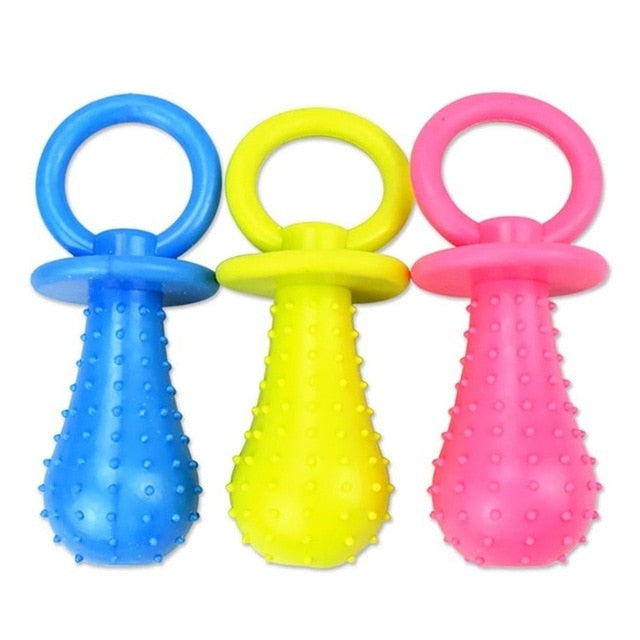 Rubber Dog Chew Toy for Teething & Interactive Play