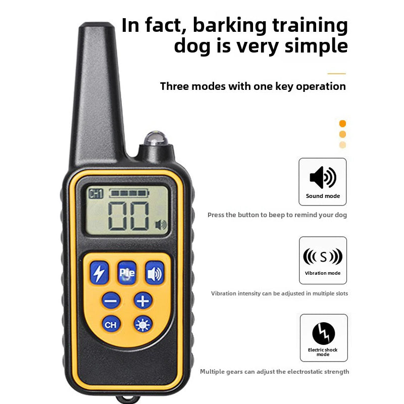 Dog Training Collar with 800m Remote for 3 Dogs