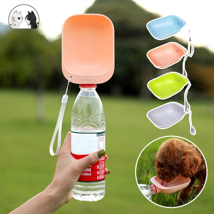 Portable Dog Water Bottle Bowl for Easy Outdoor Hydration