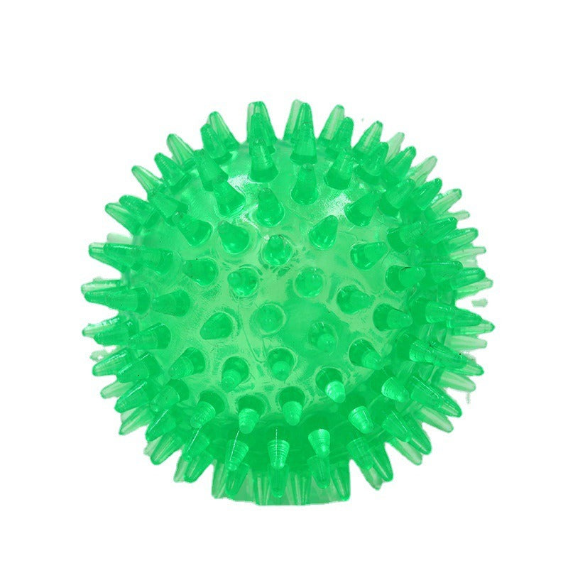 Spiky Dog Ball Toy for Interactive Chew and Fetch