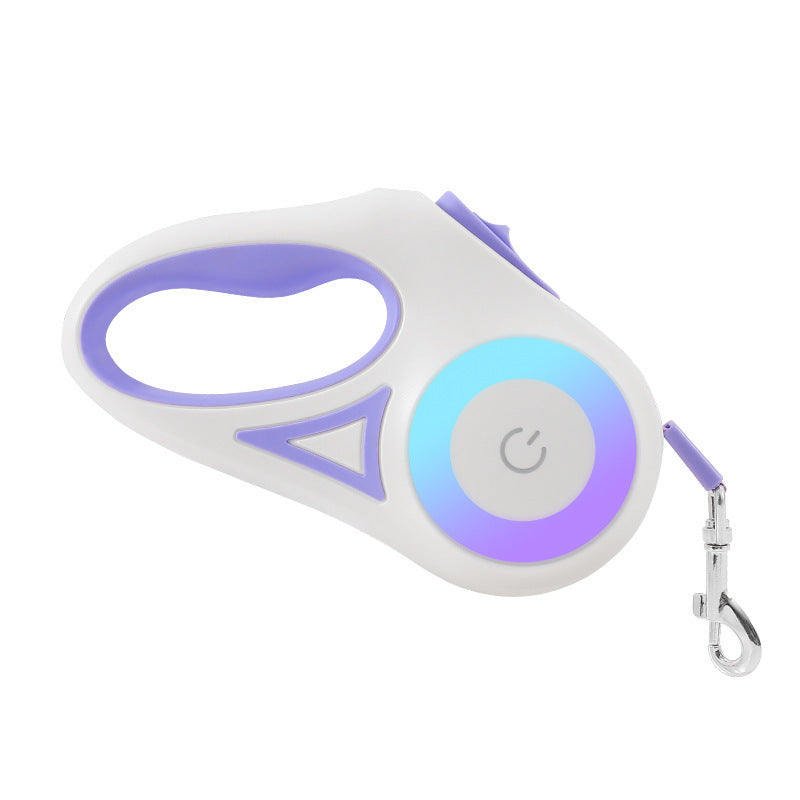 LED Retractable Dog Leash for Safer Nighttime Walks