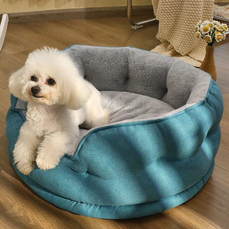 Small Dog Bed With Plush Warmth, Support & Cozy Nest