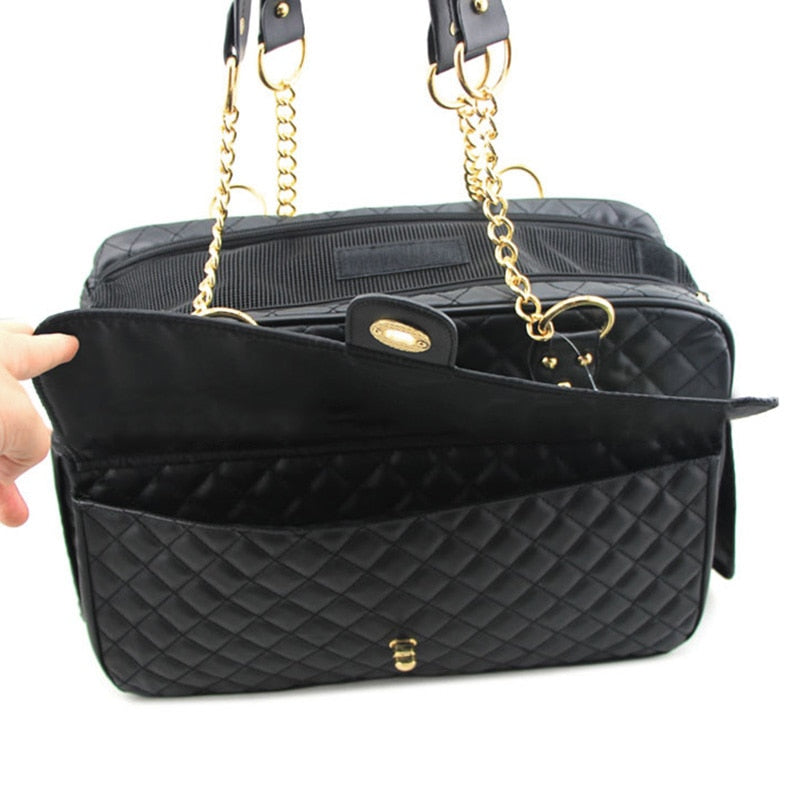 Small Pet Carrier Bag for Stylish Everyday Pet Travel