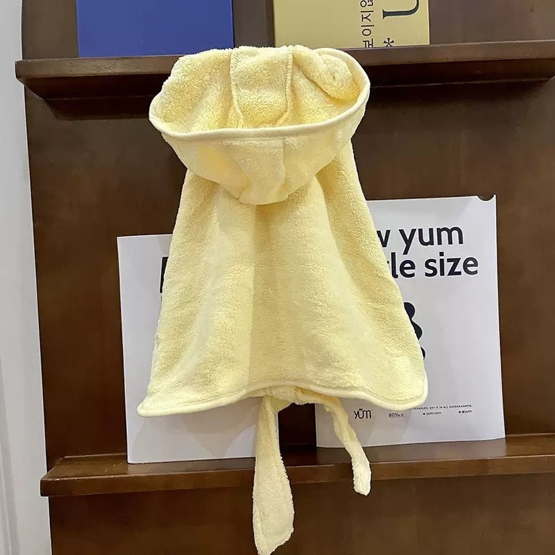 Dog Bathrobe: Cozy, Absorbent Drying After Bath Time