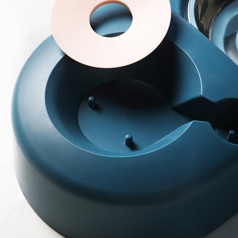 Pet Feeder Bowl & Stable Automatic Water Station