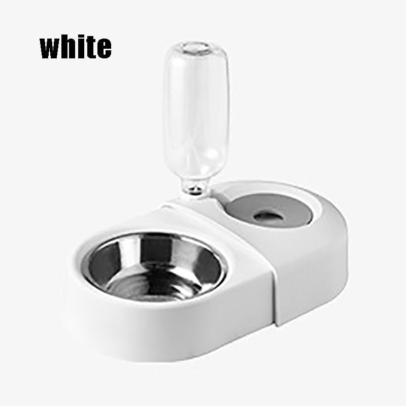 Pet Feeder Bowl & Stable Automatic Water Station