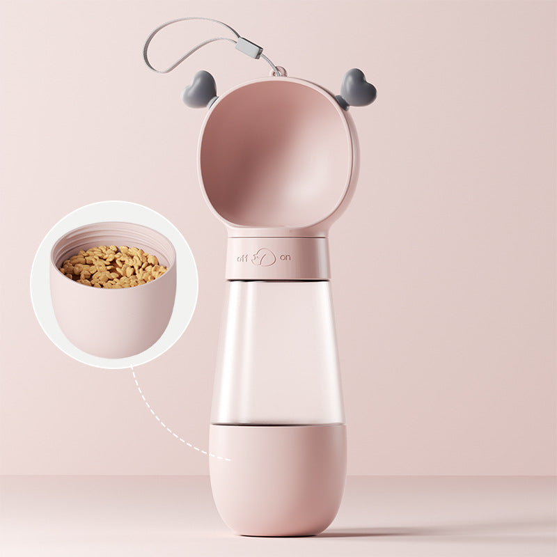 Portable Dog Water Bottle With Integrated Drinking Cup