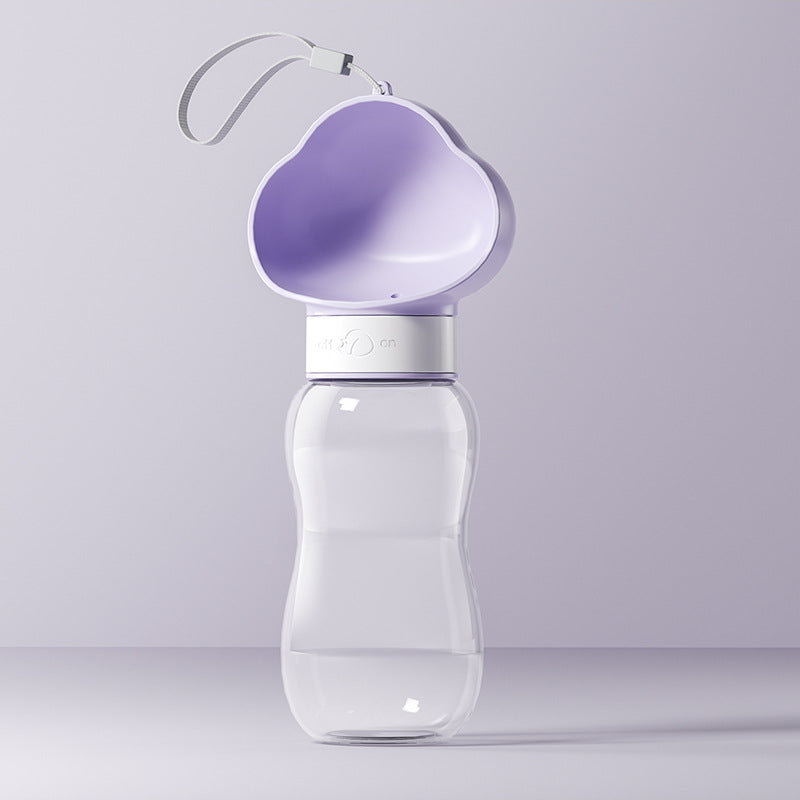 Portable Dog Water Bottle With Integrated Drinking Cup