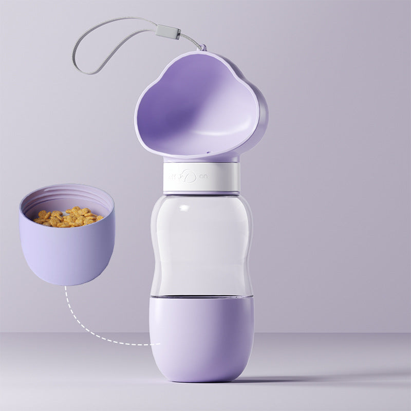 Portable Dog Water Bottle With Integrated Drinking Cup