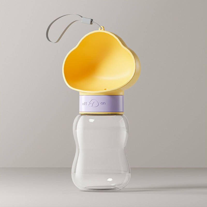 Portable Dog Water Bottle With Integrated Drinking Cup