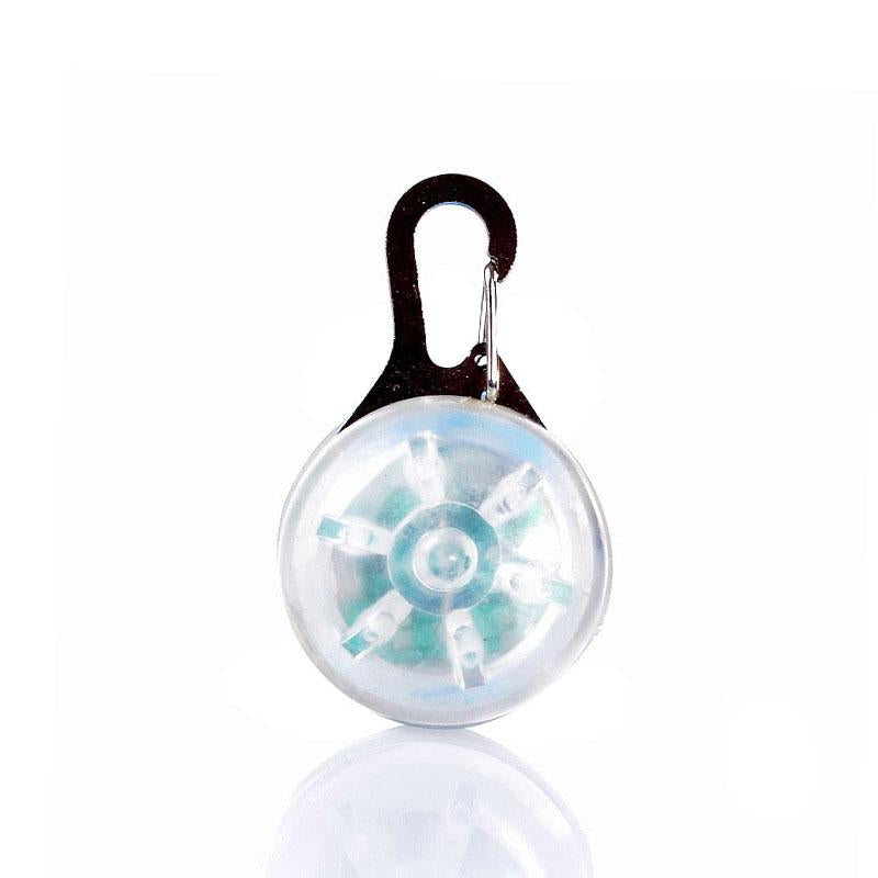LED Dog Collar Light Clip-On Glow Pendant for Night Walks