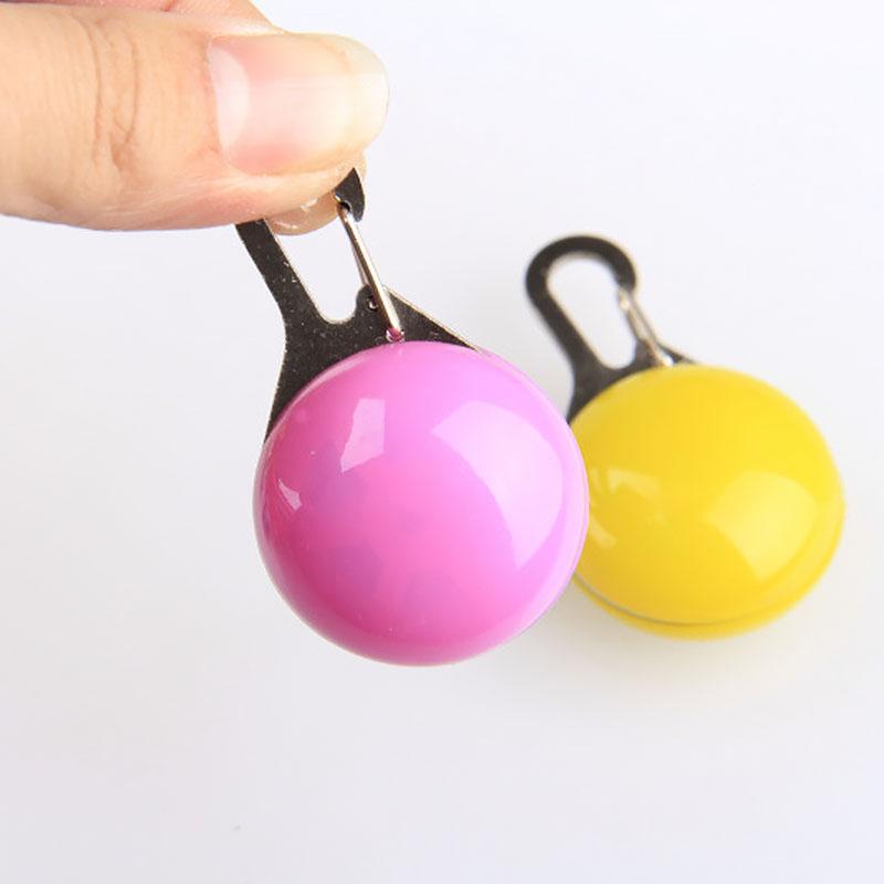 LED Dog Collar Light Clip-On Glow Pendant for Night Walks
