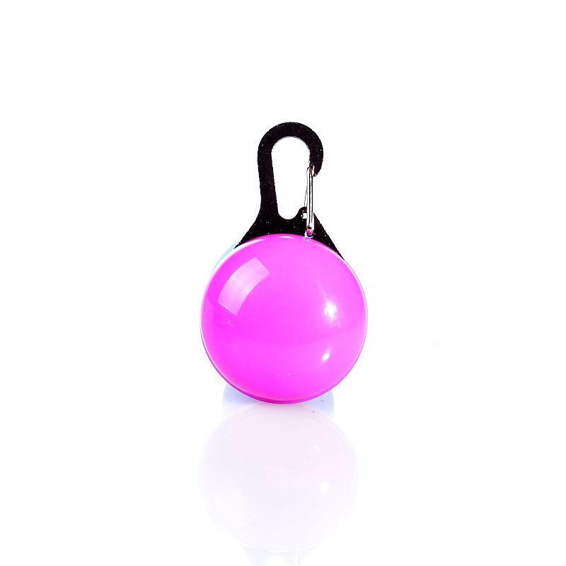 LED Dog Collar Light Clip-On Glow Pendant for Night Walks