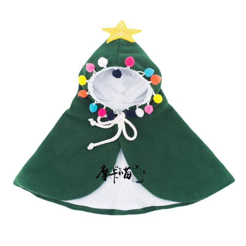Pet Christmas Tree Cape for Small Dogs & Cats Photos
