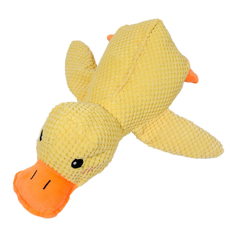 Plush Duck Dog Toy for Squeaky Chew, Play & Cuddles
