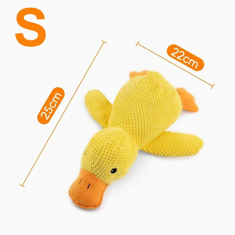 Plush Duck Dog Toy for Squeaky Chew, Play & Cuddles