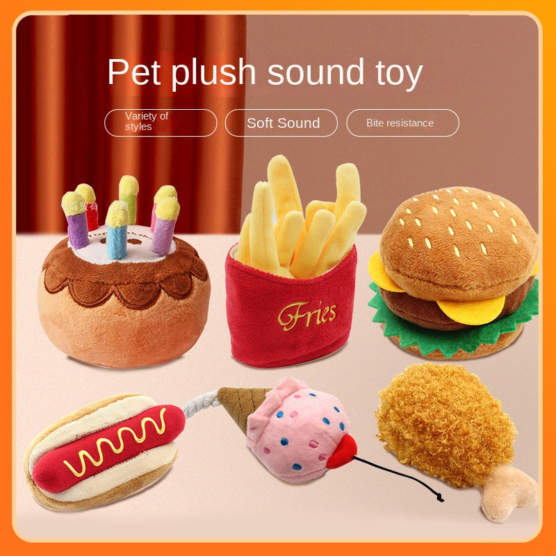 Dog Plush Toys for Indoor Boredom Relief and Solo Play