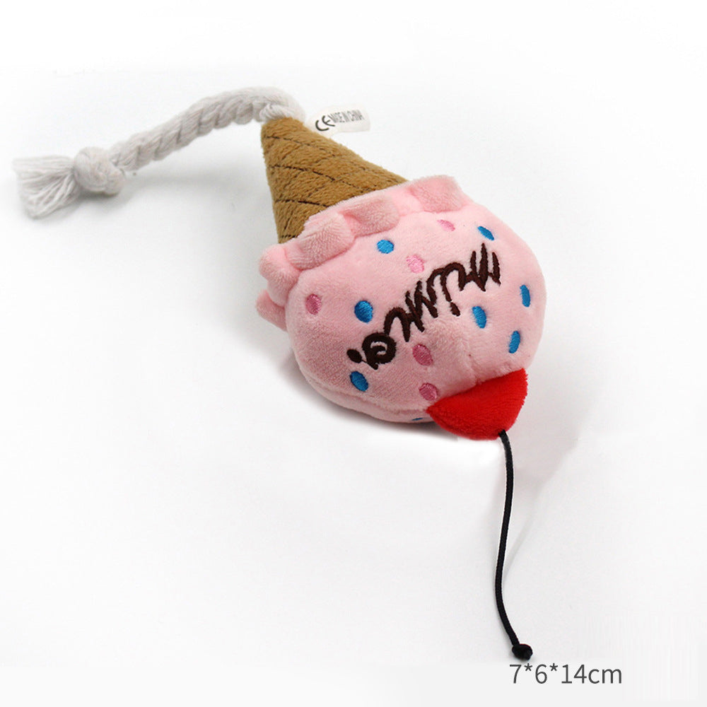 Dog Plush Toys for Indoor Boredom Relief and Solo Play