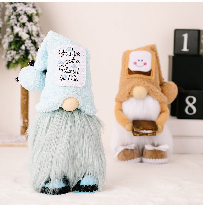 Plush Gnome Ornament for Cozy, Whimsical Home Decor