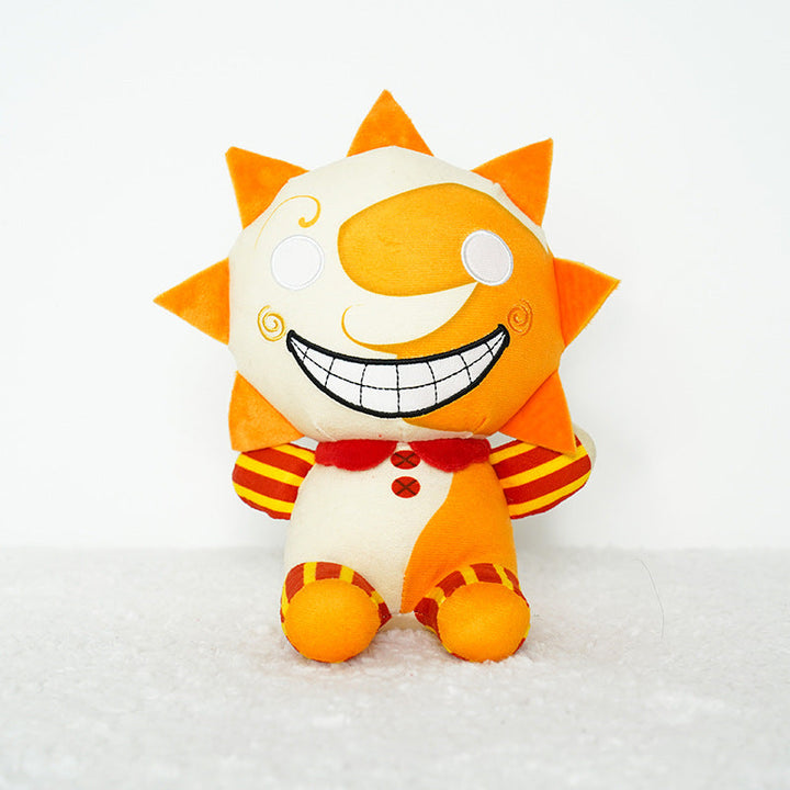 FNAF Sun Clown Plush Toy for Playful Bedroom Displays