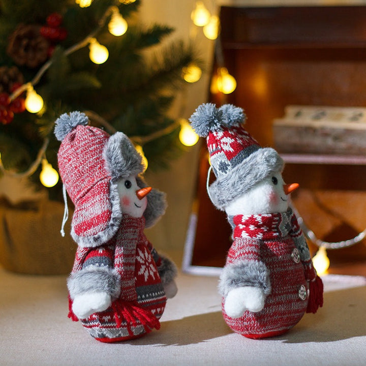Snowman Christmas Doll Decor for Cozy Holiday Displays