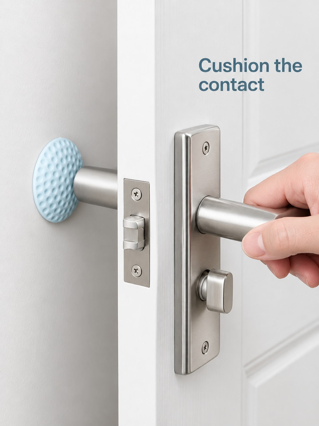 Doorknob Wall Protector Shockproof Rubber Pad for Walls