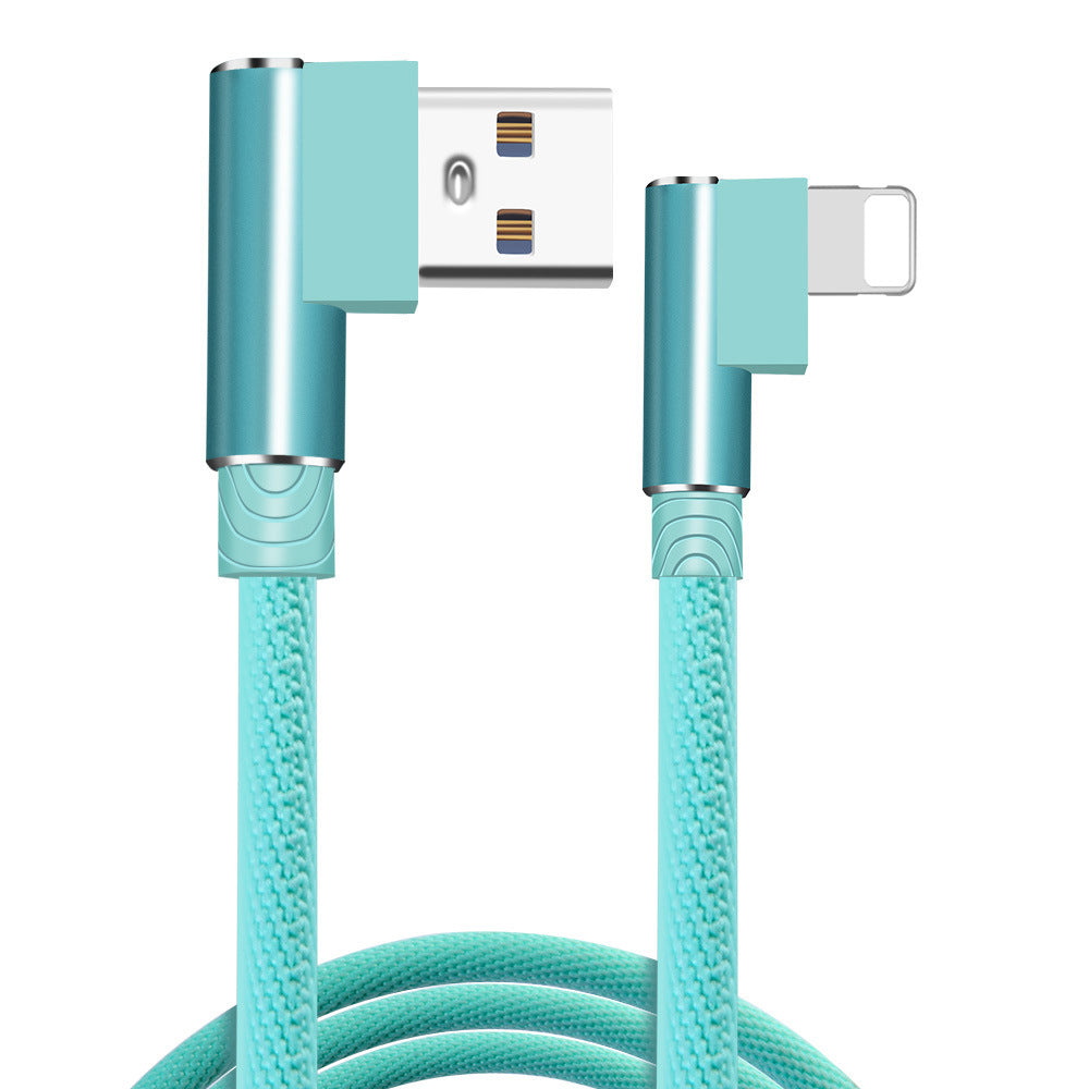 90 Degree Right Angle Charging Cable for Mobile Gaming