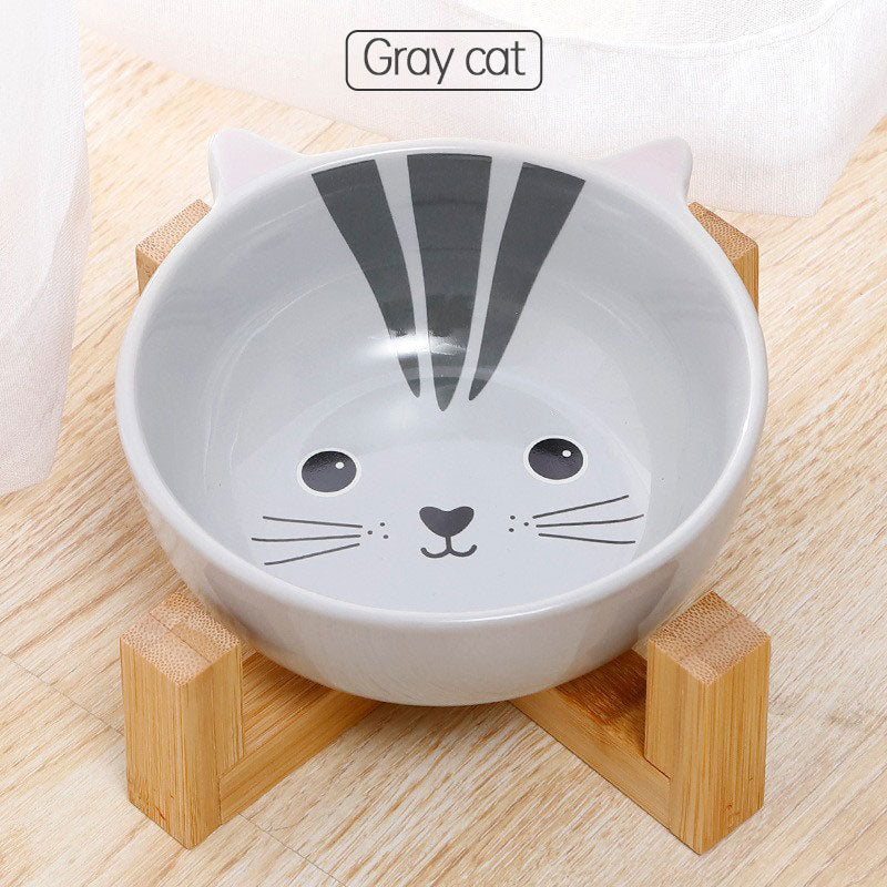 Elevated Ceramic Pet Bowl for Cleaner Daily Feeding