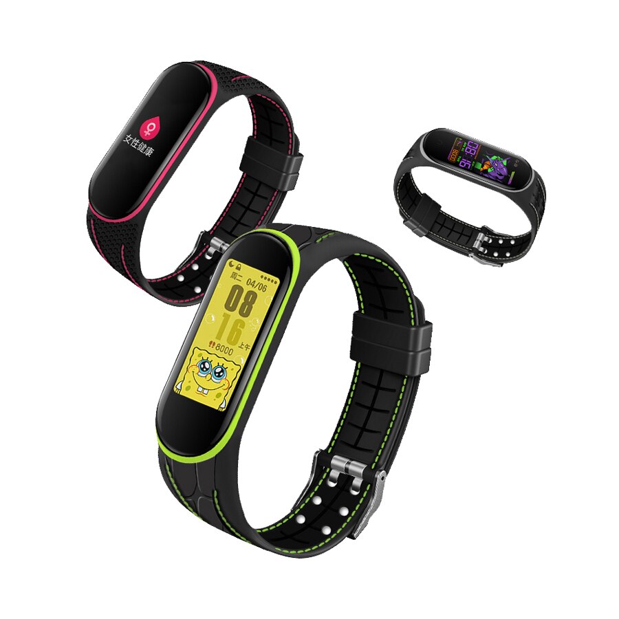 Replacement Silicone Strap for Xiaomi Mi Band 3, 4, 5