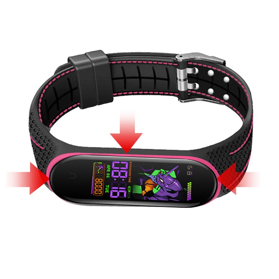 Replacement Silicone Strap for Xiaomi Mi Band 3, 4, 5