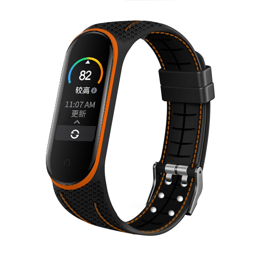 Replacement Silicone Strap for Xiaomi Mi Band 3, 4, 5