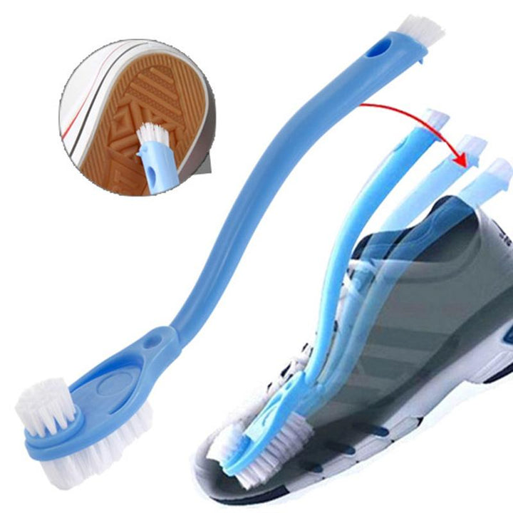 Long Handle Shoe Brush for Sneaker Soles and Crevices